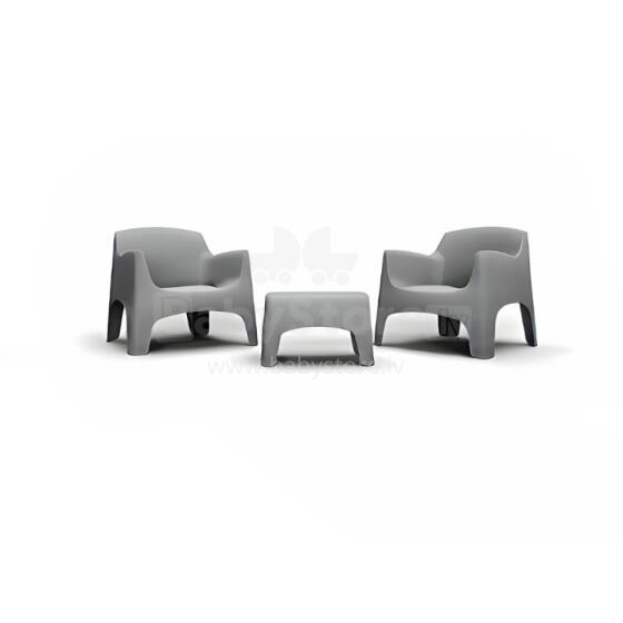 Garden furniture set Set Ibiza Terrace light gray