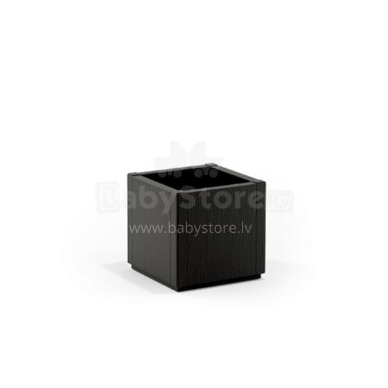 Flower box square Ethica 36x36x35cm grey