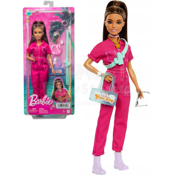 LALKA BARBIE RÓŻOWY KOMBINEZON FASHIONIS