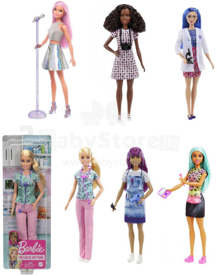LALKA BARBIE KARIERA 6 WZORÓW