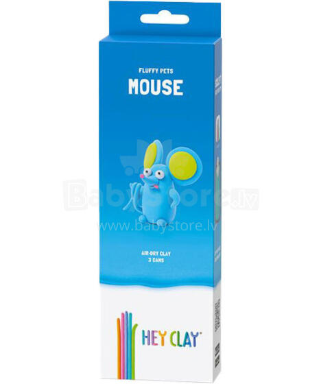 HEY CLAY HCL30116CEE Figurine Fluffy animals Mouse 3 pack