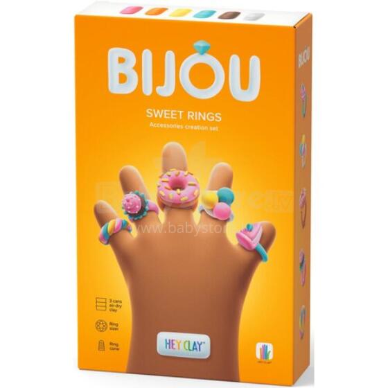 HEY CLAY HCL31002CEE Фигурка в виде сладких колец Bijou + AKC 3 PACK