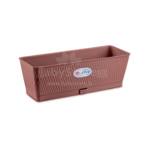 Flower box Liberty 50x18x16cm brown