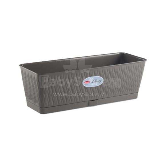 Flower box Liberty 50x18x16cm grey