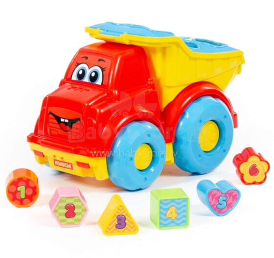 AUTO WYWROTKA SORTER ZABAWKA EDUKACYJNA