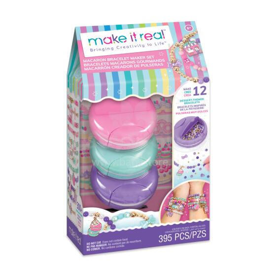 MAKE IT REAL DIY bracelet set Macaron