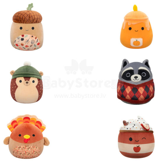 SQUISHMALLOWS W21 Plīša rotaļlieta, 19 cm