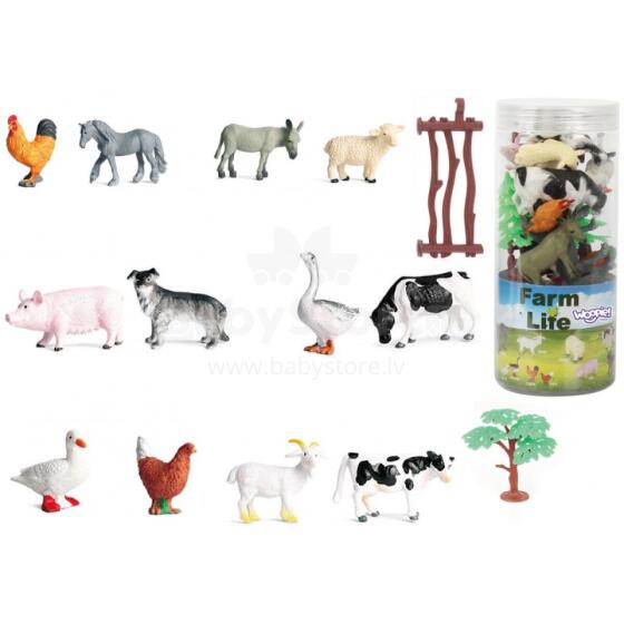 WOOPIE 45470 Farm figurine set 14 pcs.