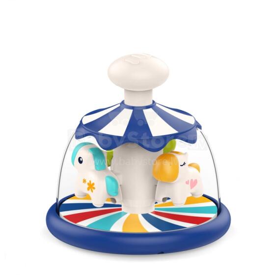 WOOPIE 49553 Carousel spinning top colorful horses
