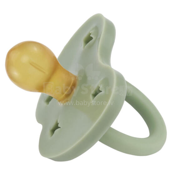 Hevea Round Stars Moon  Art.239410 Moss Green   anatomical 3-36 month