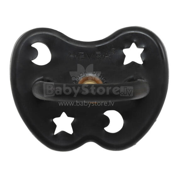 Hevea Round Stars Moon  Art.239412 Space Black anatomical 3-36 month