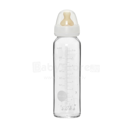 Hevea Glass Baby Bottle Art.239431