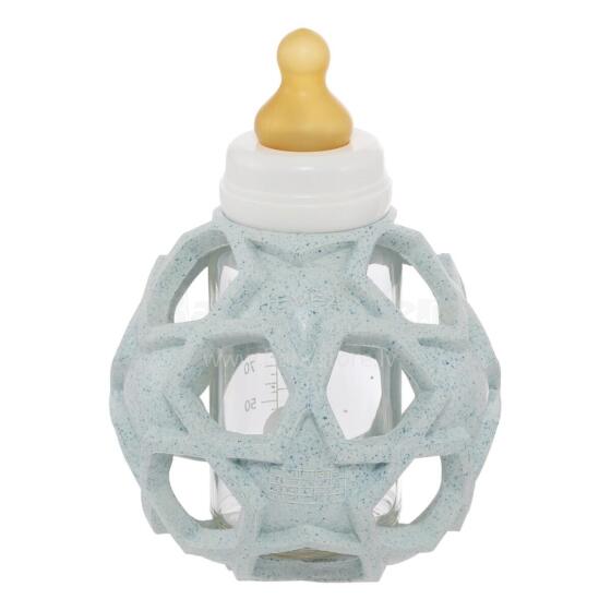 Hevea Baby Glass Bottle Art.239537 Blue