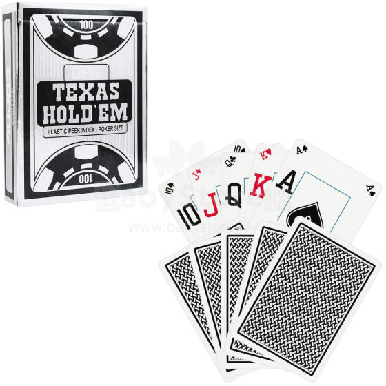 KARTY DO GRY TEXAS HOLD EM BLACK