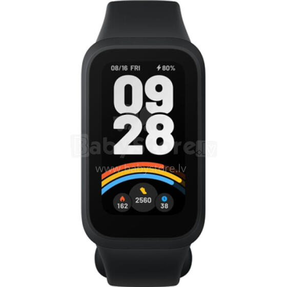 Xiaomi Smart Band 9 Active | TFT | Sirdsdarbības monitors | Bluetooth | Melns