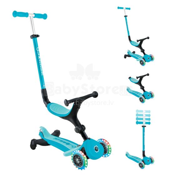GLOBBER folding scooter with seat, blue, 749-300