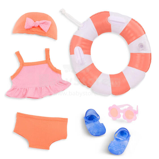 OUR GENERATION bathing suit outfit with floaty, BD30540