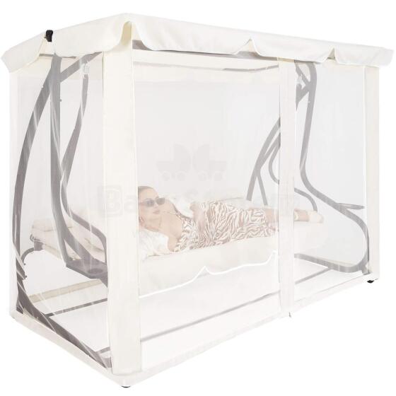 Mosquito net for garden swing Springos GS0025M, universal, ecru color