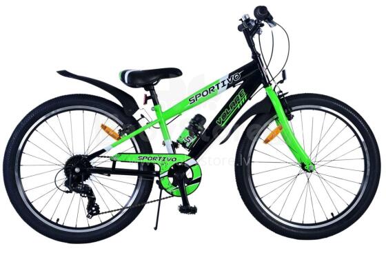 Jalgratas Volare Sportivo 24" 7 käiku, roheline