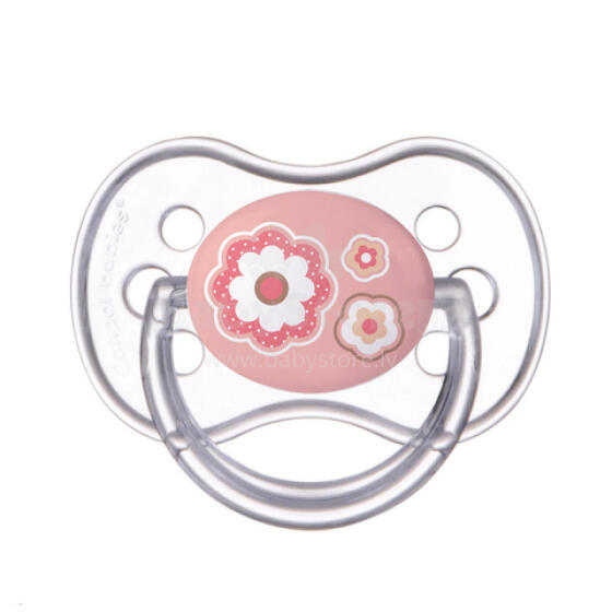 Canpol Babies Newborn Art.22/562 Pink Round pacifier 0-6 months