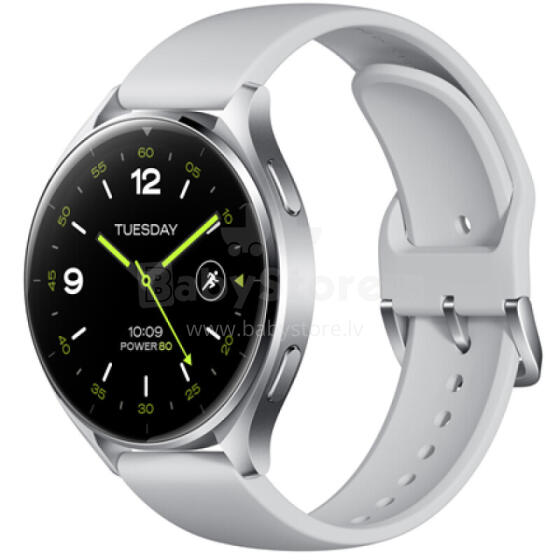 Watch 2 | Smart watch | GPS (satellite) | AMOLED | Silver