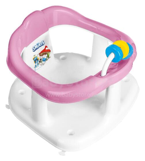 MALTEX Bath Seat Smurfs/Toys, Pink/White