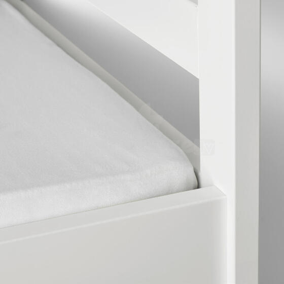 La Bebe™ I-Soft Sheet Art.501.139.38 White  fitted sheet 120x60 cm