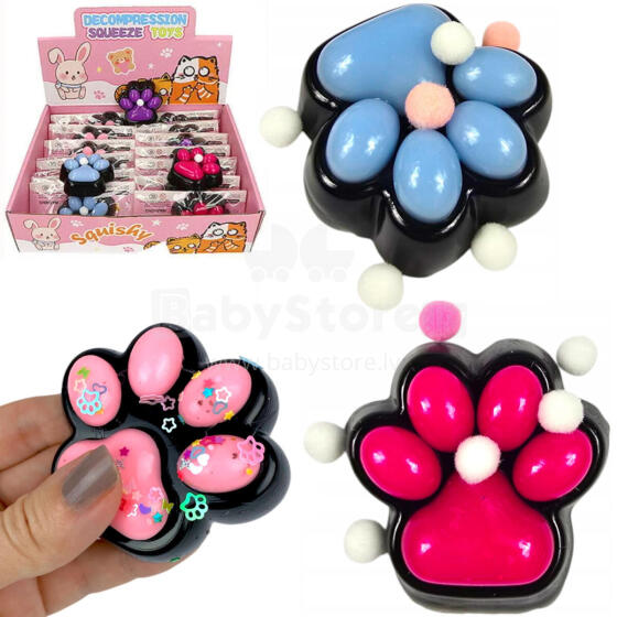 GNIOTEK SQUISHY ŁAPKA KOTA