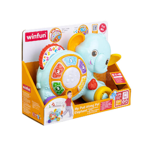 SMILY PLAY 230202 Pull-along elephant