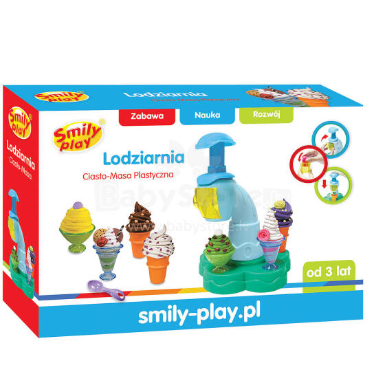 SMILY PLAY SP83686 Cake mass Ice cream shop