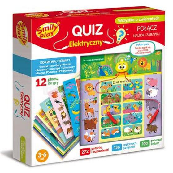 SMILY PLAY SP98277 Electric Quiz All About Animals
