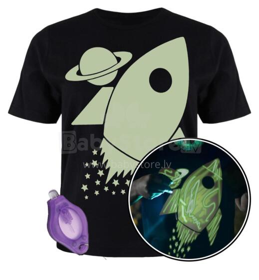 Splat Planet T-Shirt Space Art.SPG0031 Детская футболка (светится в темноте)
