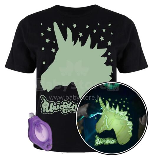 Splat Planet T-Shirt Unicorn Art.SPG0011 Bērnu t-krekls (mirdz tumsā)