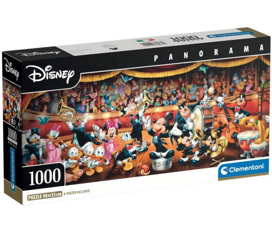PUZZLE PANORAMA ORKIESTRA DISNEY  *1000*