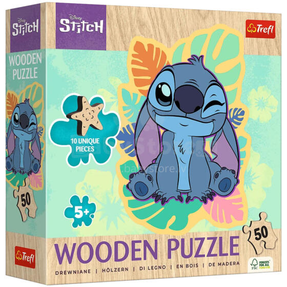 STITCH *50* PUZZLE DREWNIANE KONTUR