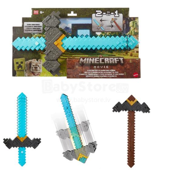Minecraft® Movie-Inspired 2-in-1 Sword and Pickaxe