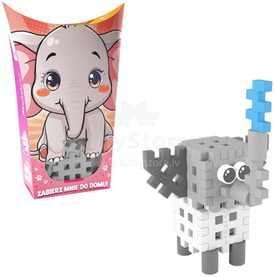 MINI WAFFLE POCKET PETS SŁOŃ 25 ELEM.