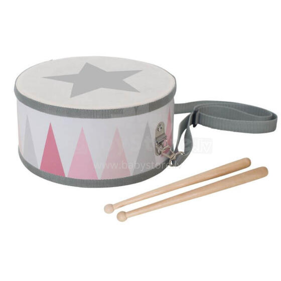 JaBaDaBaDo Drum Art.M14087 Pink Musical wooden drum
