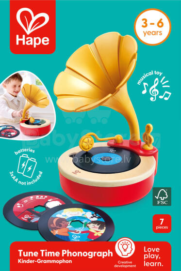 HAPE toy phonograph, E0641A