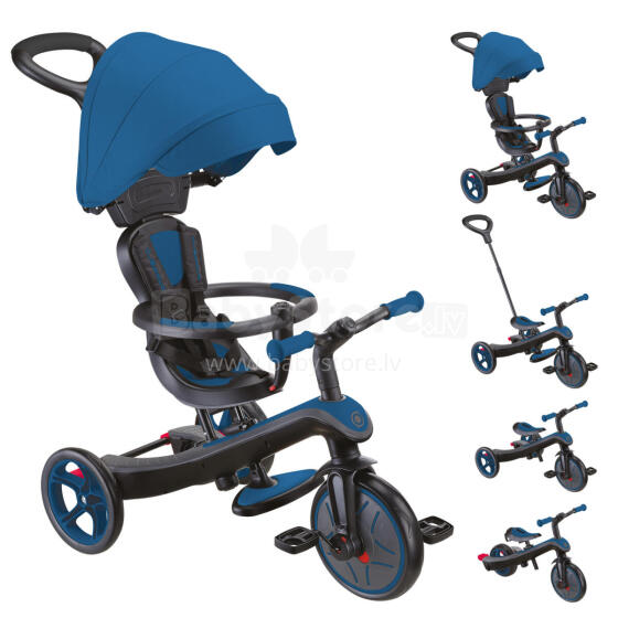 GLOBBER trike Explorer Trike 4 In 1, royal blue, 632-500-4
