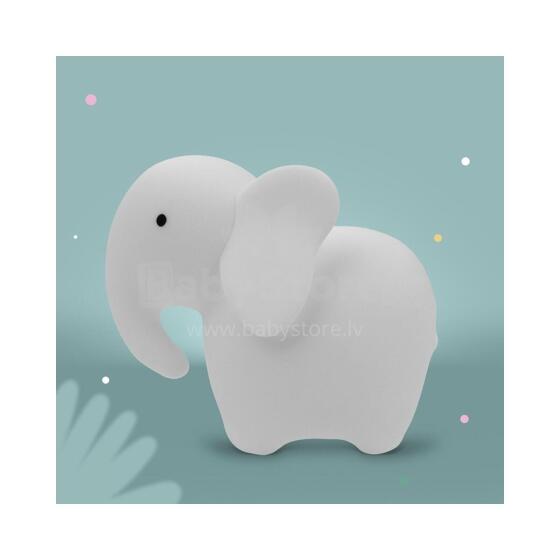 MARY'S MW61258 Elephant LED night light white with remote control