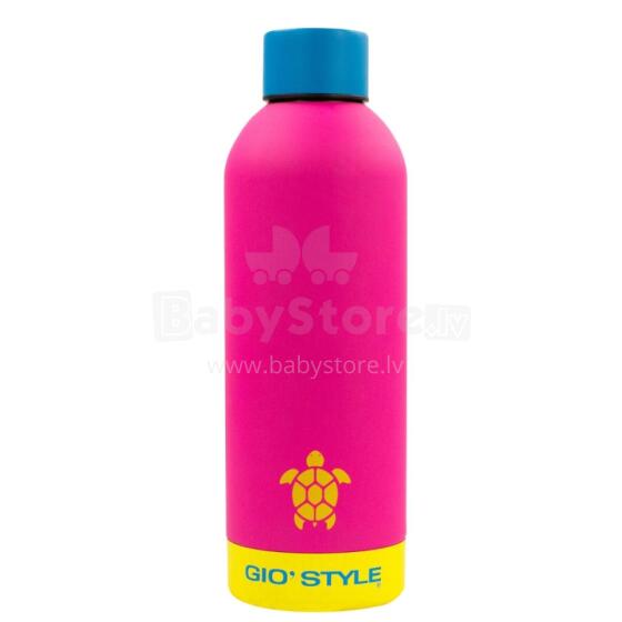 Bottle Fluo 0.75L assorted pink/yellow/green/blue