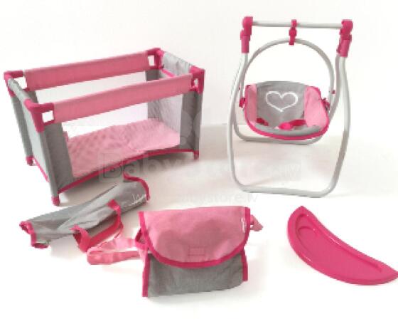 MILLY MALLY 4754 Elsa Prestige Pink Doll Set