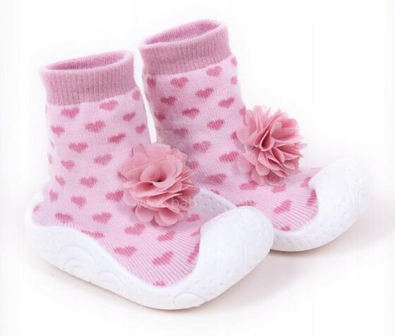 SCORPIO OB-134 Socks with rubber sole 3D flower girl 23