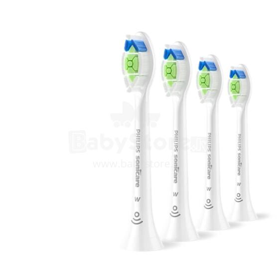 Sonicare W2 Optimal White  standarta zobu birstes uzgalis, 4 gab, balti