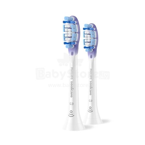 Sonicare G3 Premium Gum Care Standard zobu birstes uzgalis, 2gab, balts