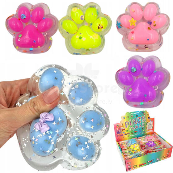 GNIOTEK SQUISHY ŁAPKA DUŻA PRZEZROCZYSTA