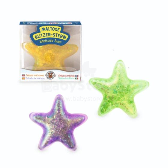 Magic Moments SF - Glitter maltose star. 3 assorted