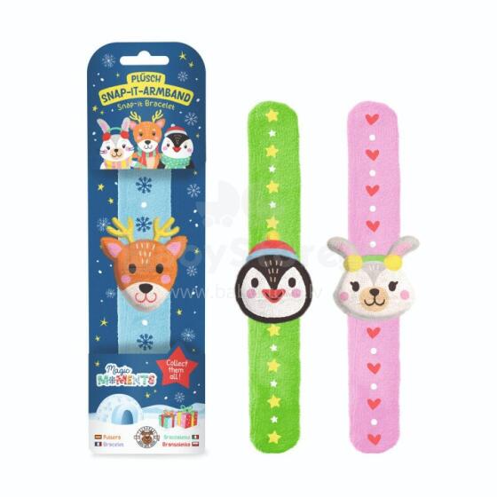 Magic Moments SF - Snap-it bracelet plush. 3 assorted