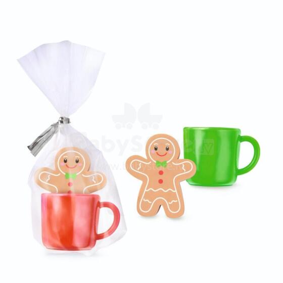 Magic Moments SF - Eraser gingerbread man with cup. 2 assorted